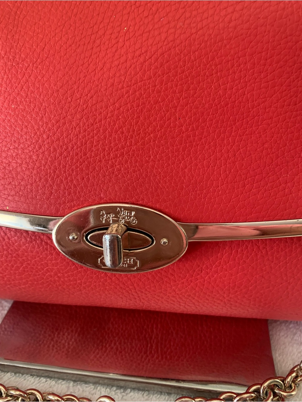 COACH Madison  Pebbled Leather Crossbody /Shoulder Bag - Picture 2 of 12